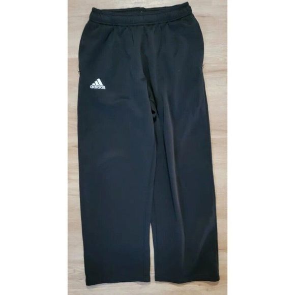 Adidas Mens Sweatpants Size Small Drawstring Black - Picture 1 of 3